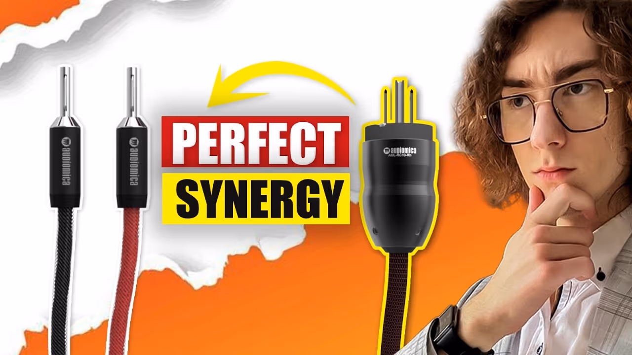 AudioMica 4-all-in-1 Cable Set cables synergy speaker cables accessory - 8.5/10 Highly Recommended in The Audio Stuff's reviews catalogue