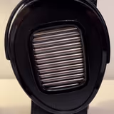HIFIMAN Arya Unveiled planar magnetic open-back over-ear headphones - left side of a head-to-head comparison with HIFIMAN HE1000se