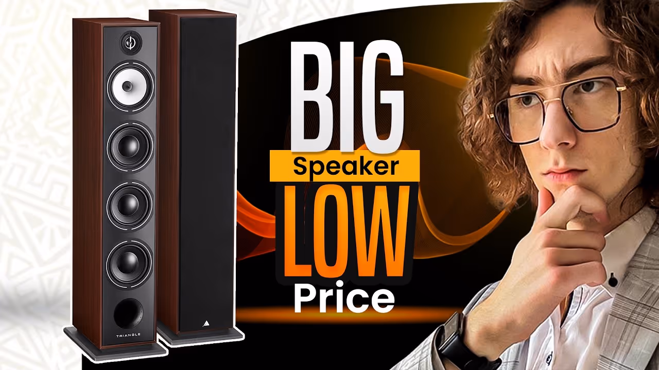 Triangle Borea BR09 floor standing france budget speakers - 8.0/10 Recommended in The Audio Stuff's reviews catalogue